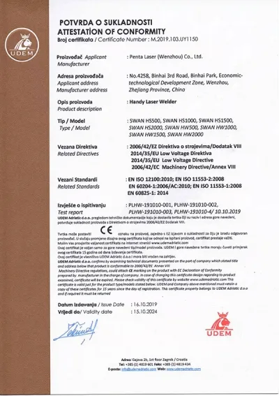 Certificación